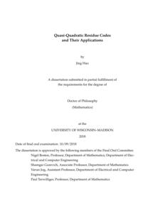 Quasi-quadratic residue codes and their applications
