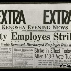 Kenosha City employees strike