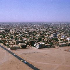 Aerial View of Edge of Cairo