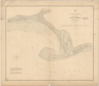 Preliminary chart of Tawas Harbor [Harbor of Refuge, Lake Huron]