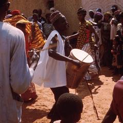 A Zarma Drummer in Mirria, Niger