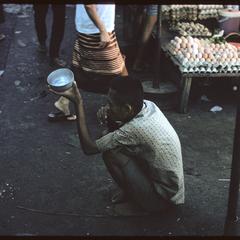 Morning market : eggs and beggar