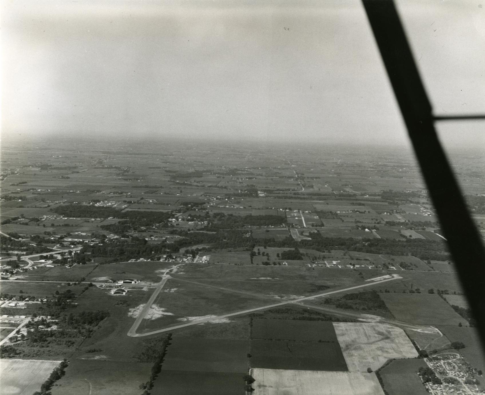 ‎aerial View Of Racine Airport - Uwdc - Uw-madison Libraries