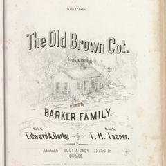 Old brown cot