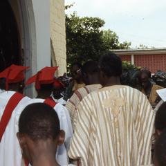 Guests at the Makinwa funeral