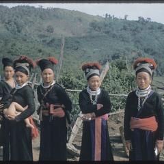 Hmong (Meo) women with silver rings
