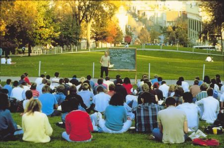 Chemistry lecture on Bascom Hill