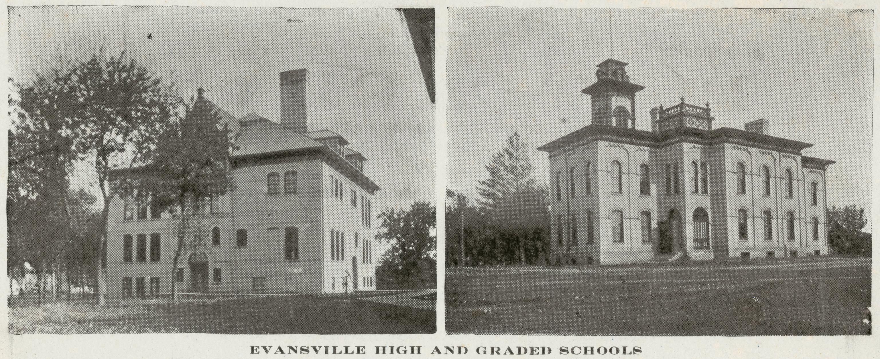Evansville High School and Graded School, Evansville, Wisconsin