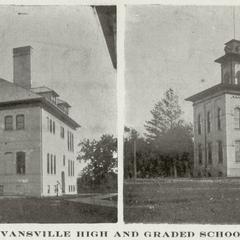 Evansville High School and Graded School, Evansville, Wisconsin