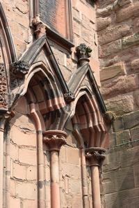 Lichfield Cathedral exterior south transept