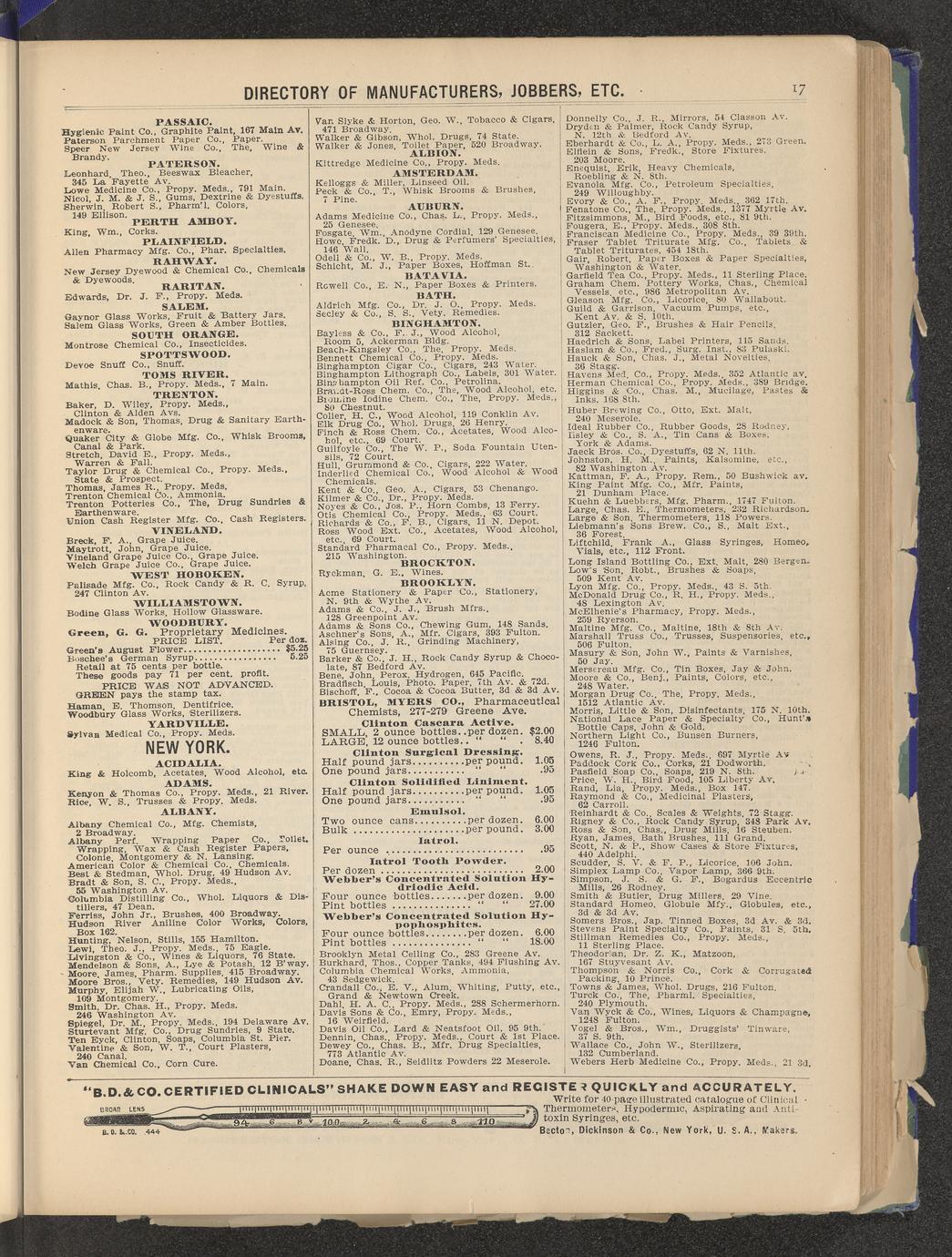 The Era blue book a universal price list and directory of