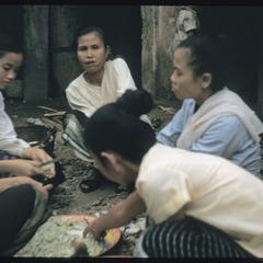 Women preparing food