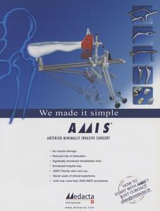 Anterior Minimally Invasive Surgery advertisement