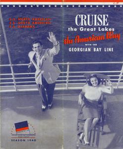 Cruise the Great Lakes the American way with the Georgian Bay Line, season 1940