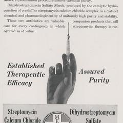 Streptomycin Calcium Chloride Complex Merck advertisement