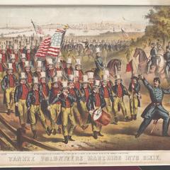 Yankee volunteers marching into Dixie  : march