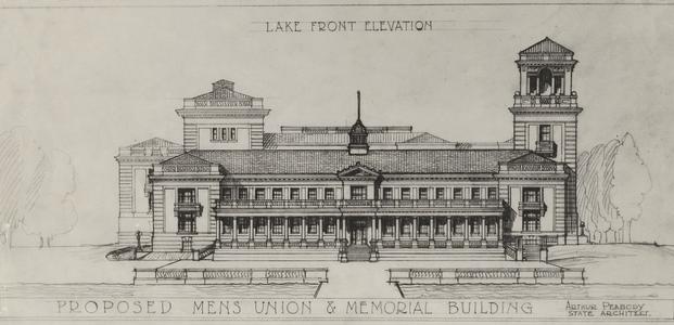 Early concept for Memorial Union