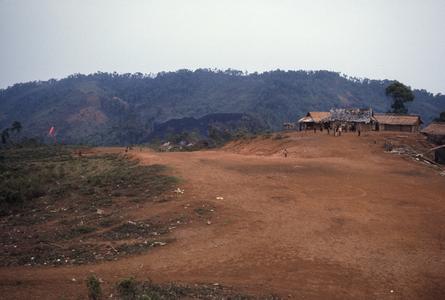 Aerial view of airstrip