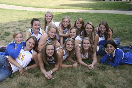 Women's volleyball team photo, University of Wisconsin--Marshfield/Wood County, 2013