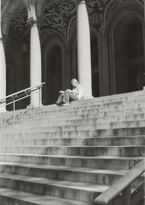 Reading on Union steps