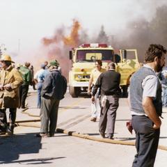 Tennyson tanker fire