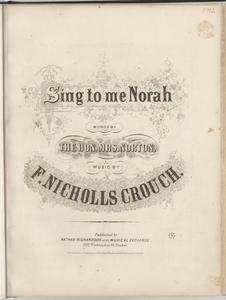 Sing to me Norah