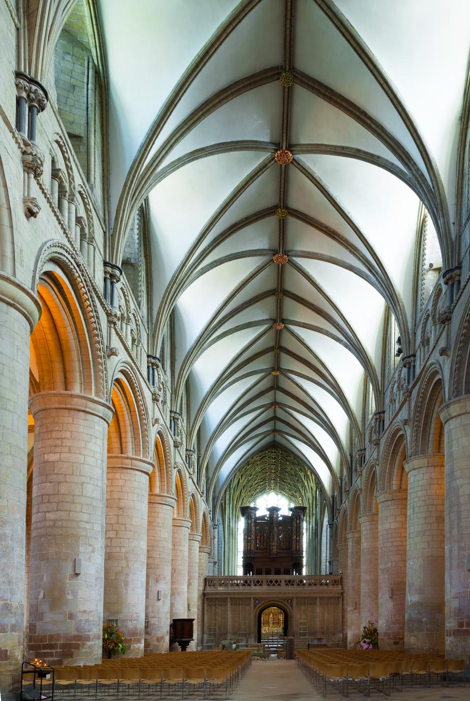 medieval cathedral interior