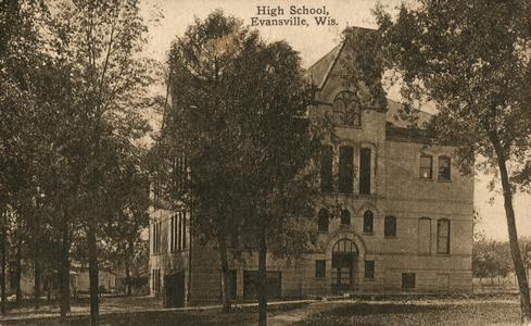 Evansville high school, Evansville, Wisconsin