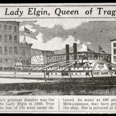 Lady Elgin, the steamboat