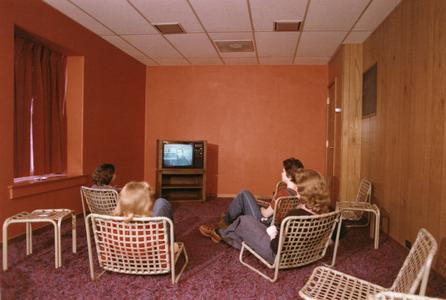 Barnard Hall TV room