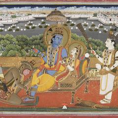 Rama and Sita Enthroned