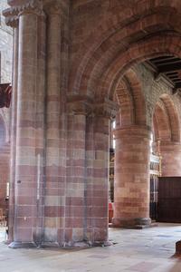 Carlisle Cathedral transept to nave aisle