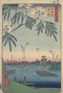 The Ayase River and Kanegafuchi, no. 69 from the series One-hundred Views of Famous Places in Edo