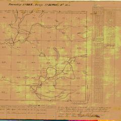 [Public Land Survey System map: Wisconsin Township 33 North, Range 15 West]