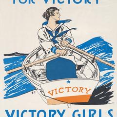 'Every girl pulling for victory' United War Work poster