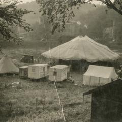 Bruce and Hall Circus tents 1924