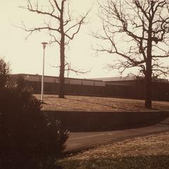 View of the campus buildings, Janesville, 1966
