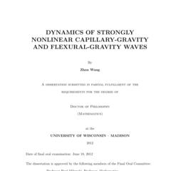 Dynamics of strongly nonlinear capillary-gravity and flexural-gravity waves