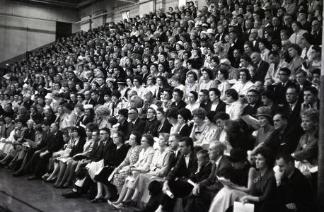 Attendees of 1965 commencement