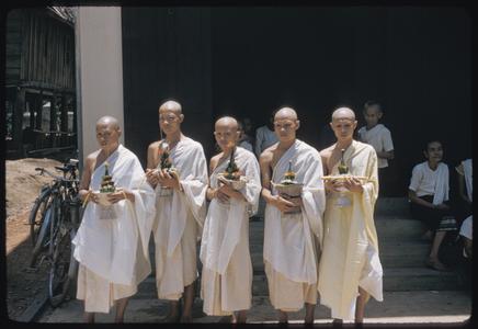 2500th Anniversary of Buddhism- boun -waiting to be ordained a monk