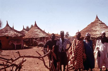 Small Settlement of Fulbe People in Semi-Desert of Ferlo