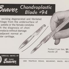 Chondroplastic Blade #94 advertisement
