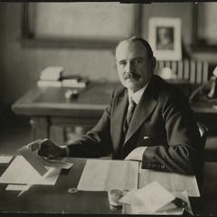 Charles W. Nash at his desk