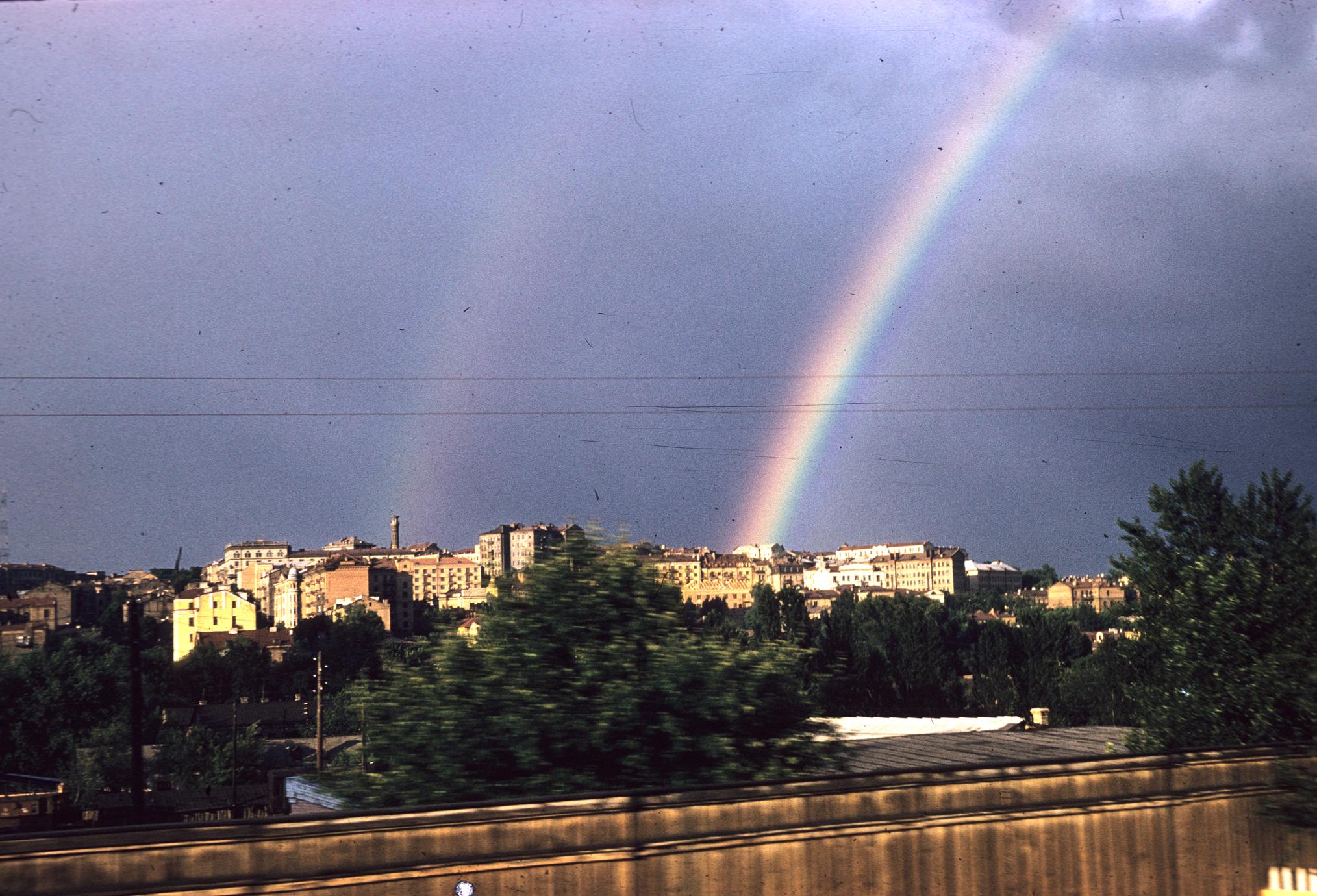 A rainbow over Kiev