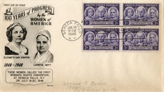 100 years of progress by the women of America envelope