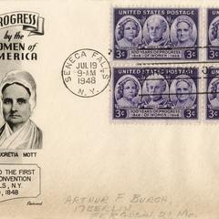 100 years of progress by the women of America envelope