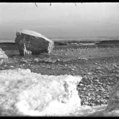 Lake Michigan - icebergs - January