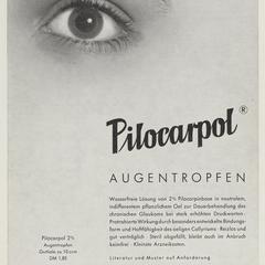 Pilocarpol Augentropfen advertisement