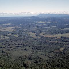 Aerial landscape view