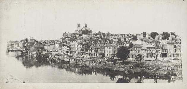 [Panoramic landscape photographs of World War I]